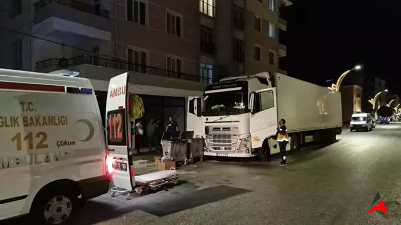 Çorum'da Genç Tir Şoförü Park Halindeki Aracında Ölü Bulundu1