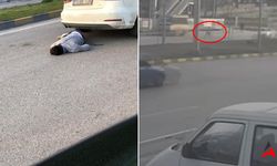 Karabük'te Üst Geçit Yerine Yolu Seçen Genç, Otomobil Çarpmasıyla Metrelerce Uçtu