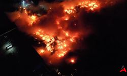 Yenimahalle'de Korkutan Yangın Hurdacılar Sitesi Alev Alev