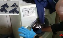 İzmir'de Çamaşır Makinesine Gizlenmiş Silahlarla 6 Şüpheli Yakalandı