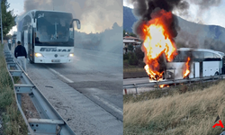 Pozantı Yolunda Dehşet: İzmir-Hatay Otobüsü Alev Aldı, Yolcular Canını Zor Kurtardı!