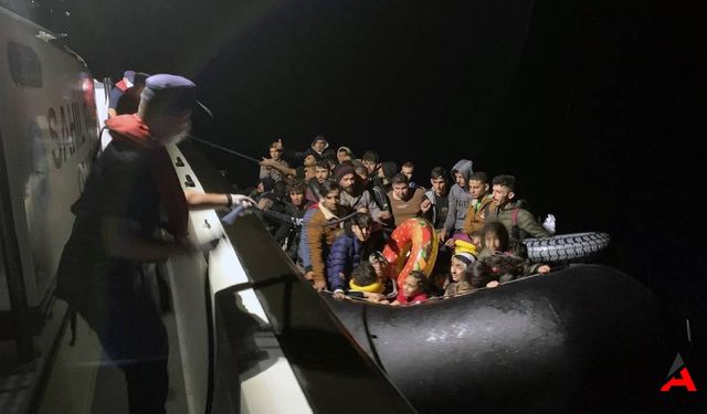 Datça'da Dramatik Kurtuluş: Denizde Sürüklenen 51 Göçmen Son Anda Kurtarıldı!