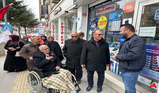 Adnan Ersan, Tekerlekli Sandalyede Seçim Mücadelesini Sürdürüyor