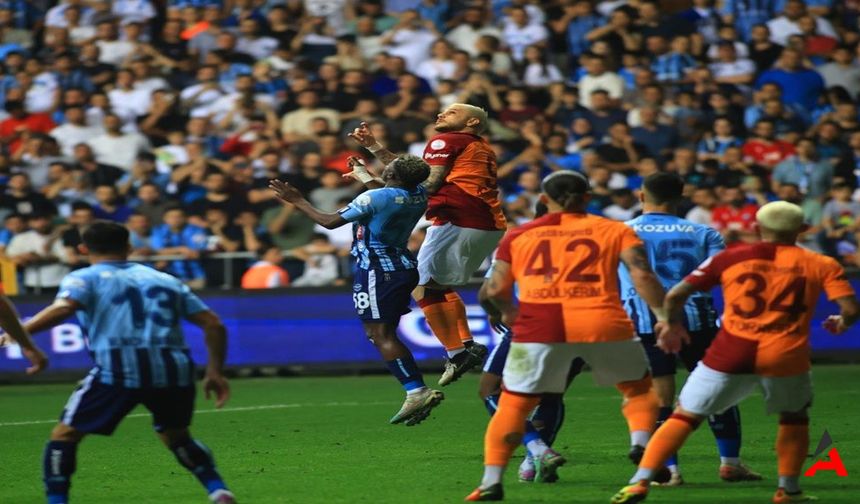 Galatasaray, Adana Demirspor'u 3-0 Yenerek Trendyol Süper Lig'de Fırtına Gibi Esti