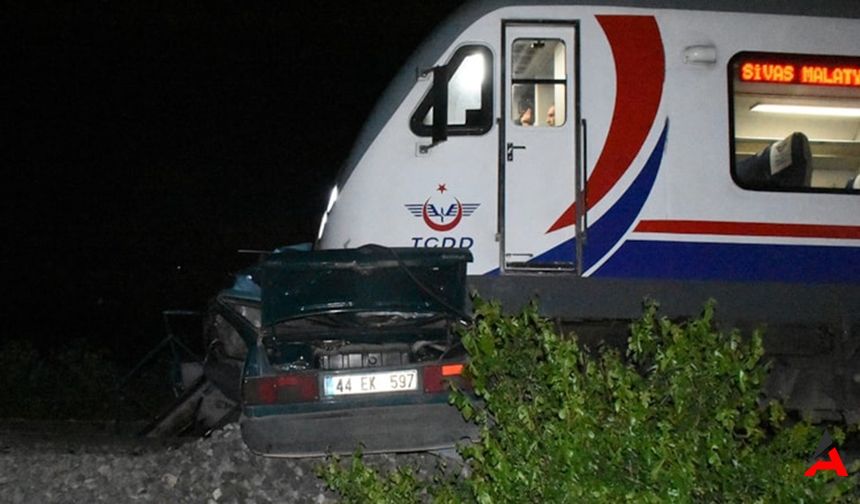 Genç Sürücü Hemzemin Geçitte Tren Kazasında Hayatını Kaybetti