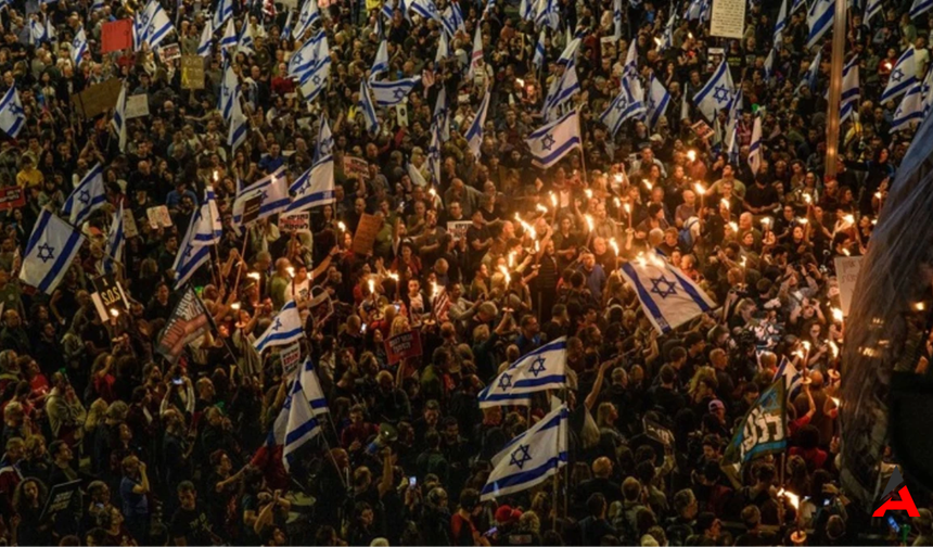 İsrail'de Ateşkes Reddi: Tel Aviv Sokakları Karıştı