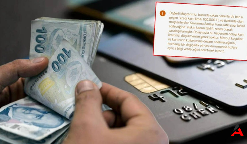 Kredi Kartlarına Ek Vergi Panik Yarattı: Vatandaşlar Bankalara Koştu, Bankalardan Uyarı Mesajı!